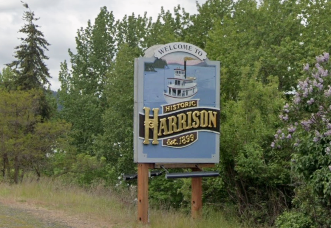 Harrison, Idaho — marina and boardwalk area